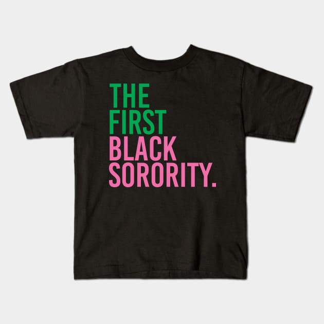 The First Black Sorority Kids T-Shirt by Pretty Phoxie LLC